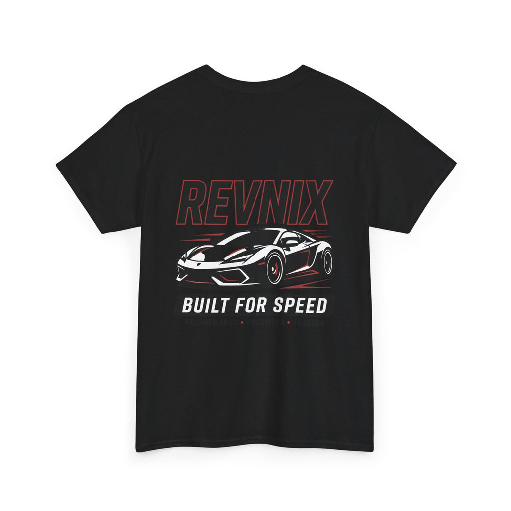 Revnix "Built for Speed" Tee — Performance Car Graphic T-Shirt